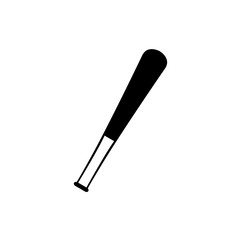 Baseball bat icon vector