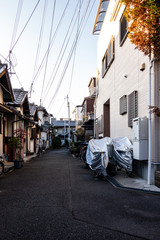 Naklejka premium 大阪の下町風景