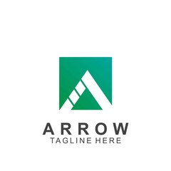 Abstract arrow logo design