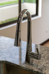 close up of a faucet