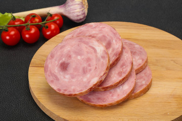 Natural ham made from pork