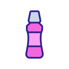 small elongated spray icon vector. small elongated spray sign. color symbol illustration