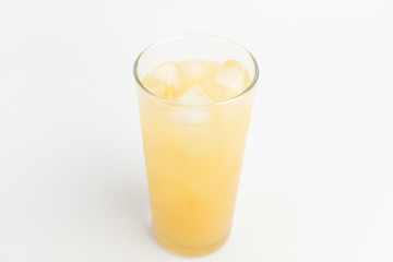 Lactobacillus plum juice with background