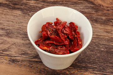 Dried tomato with olive oil