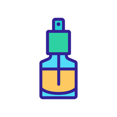 Obraz premium small aromatic spray icon vector. small aromatic spray sign. color symbol illustration