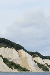 Clouds over the cliffs of chalk