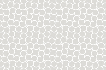 Geometric seamless pattern. Vector background with abstract line texture. Neutral monochrome wallpaper, grey white simple light linear ornament for wrapping paper, textile. Decorative design element
