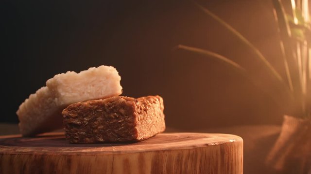 A traditional Brazilian sweet called cocada