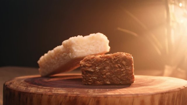 A traditional Brazilian sweet called cocada