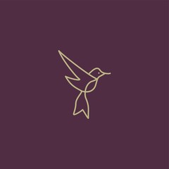 Premium Bird logo with modern concept