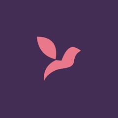 Premium Bird logo with modern concept