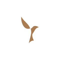 Premium Bird logo with modern concept