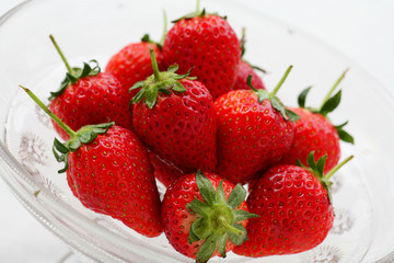 採りたての美味しいイチゴ