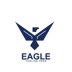Eagle logo with modern concept.