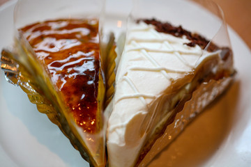 デザートビュッフェのケーキ