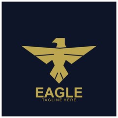 Eagle logo with modern concept.