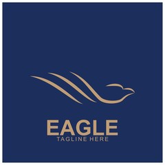 Eagle logo with modern concept.