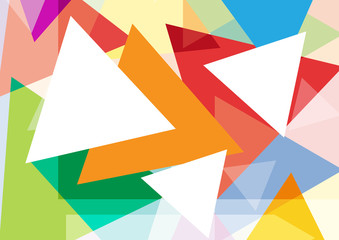 Vector abstract background with triangles