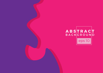 Waving Colorful Vector Background.  Illustration in pink, red and purple