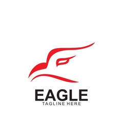 Obraz premium Eagle logo with modern concept.