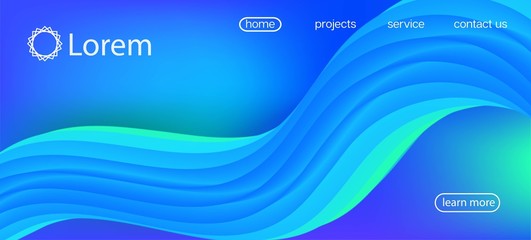 Colorful Vivid Gradient Wallpaper. Landing Page, Blue, Purple Background. Neon 