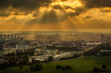Obraz premium Stormy View over Stockholm