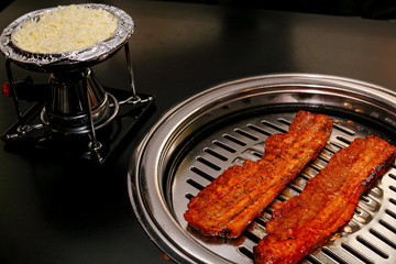 チーズフォンデュ、サムギョプサル