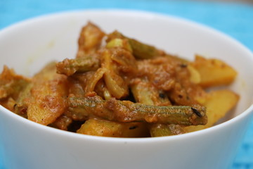 Moringa pod curry, shevga bhaji, Drumstick curry