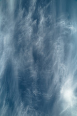 clouds landscape at the summer day