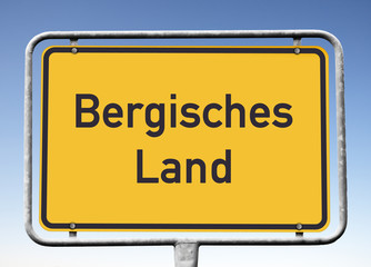 Ortstafel, Bergisches Land, (Symbolbild)