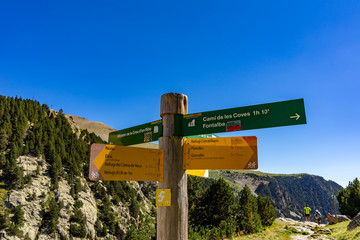 Vall de Nuria in the Catalan Pyrenees, Spain