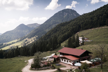 Obraz premium swiss alps village