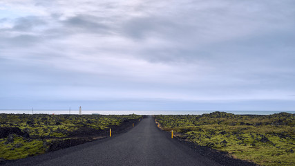 road to the beach Iceland