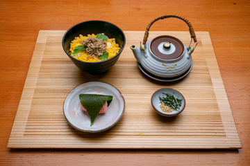 春のお茶漬け和定食