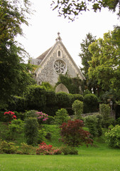 Naklejka premium Bellagio church, Lake Como, Italy