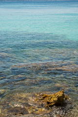 The beach of the Mediterranean sea, Spain, Palma de Mallorca