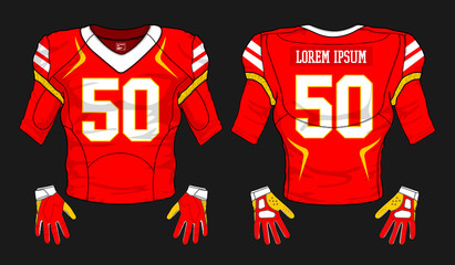 Football jersey template vector mockup © Ronillo