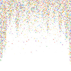 Festive confetti. Celebration stars. Colorful conf