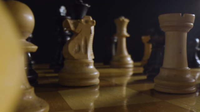 King is beaten on macro chess board
