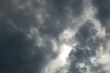 Obraz premium storm clouds timelapse