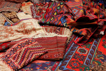 Flea market in Moscow, Russia