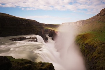 Waterfall in Iceland