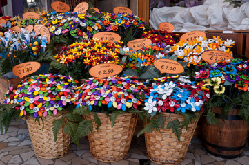 Confetti flowers made in Sulmona (Italy)