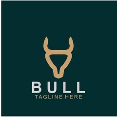 Premium bull logo design