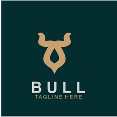Premium bull logo design