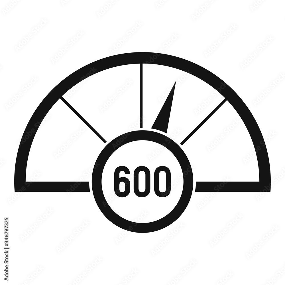 Poster poor level score icon. simple illustration of poor level score vector icon for web design isolated o