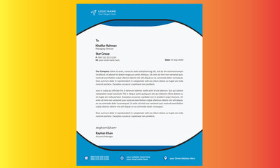 Professional Business Letterhead Template