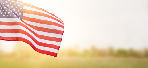 American flag for Memorial Day, 4th of July, Labour Day