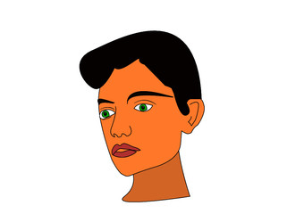 young person model silhouette