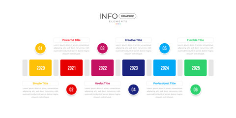 Modern Business Infographic elements. Timeline infographic template design. Minimal Infographics for business concepts. Can be used for infographics, flow charts, presentations, web sites, etc.